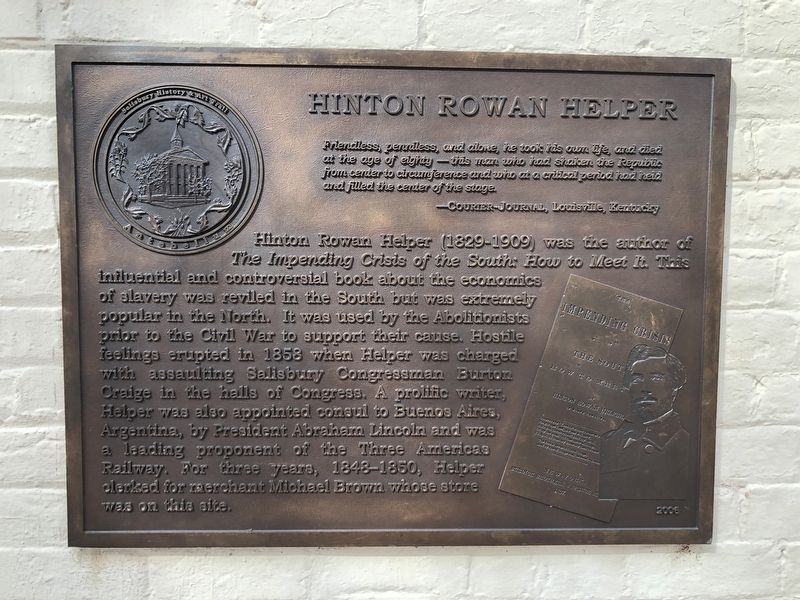Hinton Rowan Helper Marker image. Click for full size.