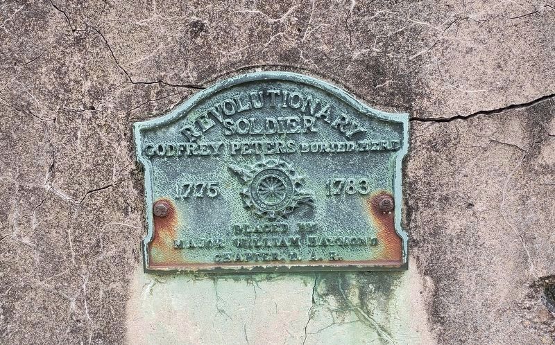 Plaque on lower rear of Marker image. Click for full size.