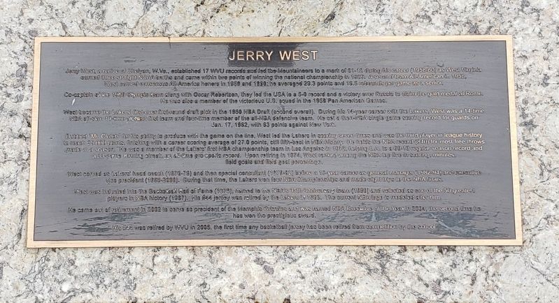 Jerry West Marker image. Click for full size.