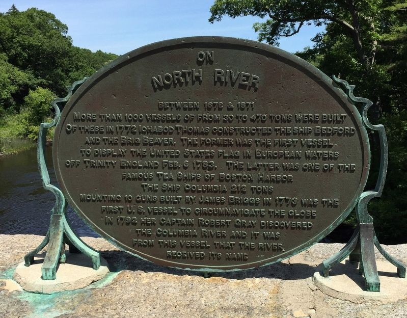 On North River Marker image. Click for full size.