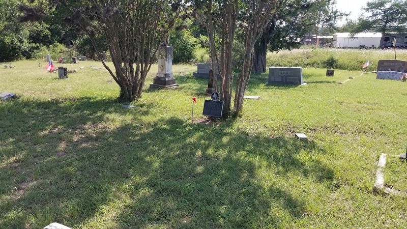 The gravesite and marker of Catherine R. McLauren image. Click for full size.