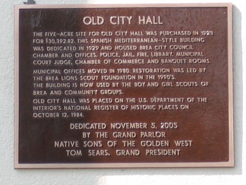 Old City Hall Marker. Click for full size. Old City Hall Marker image. Click for full size.