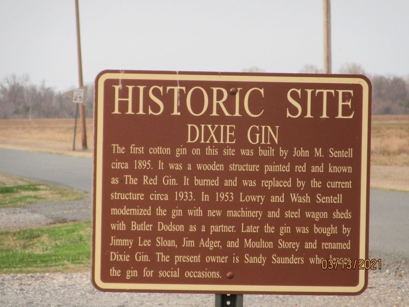 Dixie Gin Marker image. Click for full size.