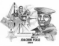 Joachim Pease, African American Medal of Honor Recipient. Click for more information. Joachim Pease, African American Medal of Honor Recipient image. Click for more information.