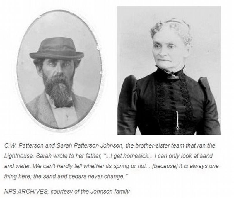 Charles W. Patterson and Sarah Johnson: Brother-sister team image. Click for more information.