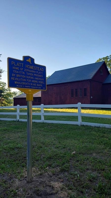Platt Homestead Marker image. Click for full size.