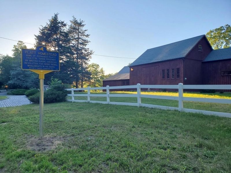 Platt Homestead Marker image. Click for full size.