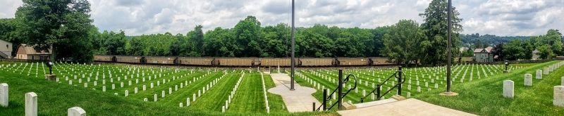 Grafton National Cemetery Panorama image. Click for full size.