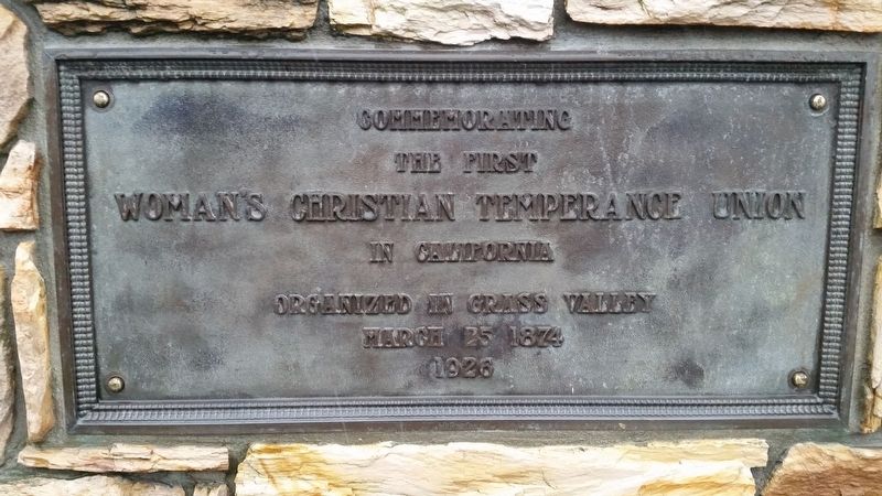The First Woman's Christian Temperance Union Marker image. Click for full size.