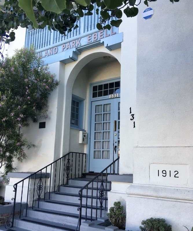 Highland Park Ebell Club Marker. Click for full size. Highland Park Ebell Club Marker image. Click for full size.