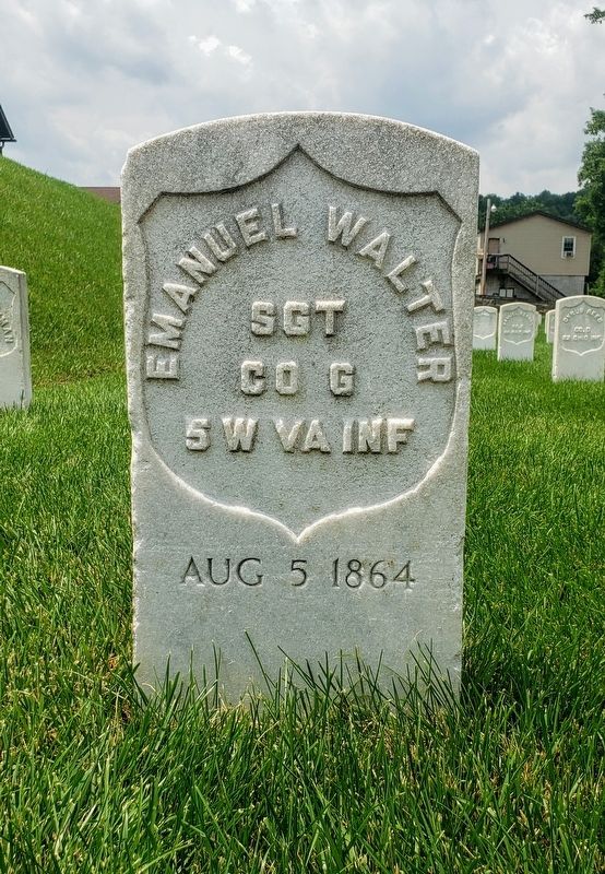 West Virginia Civil War Gravestone. Click for full size. West Virginia Civil War Gravestone image. Click for full size.