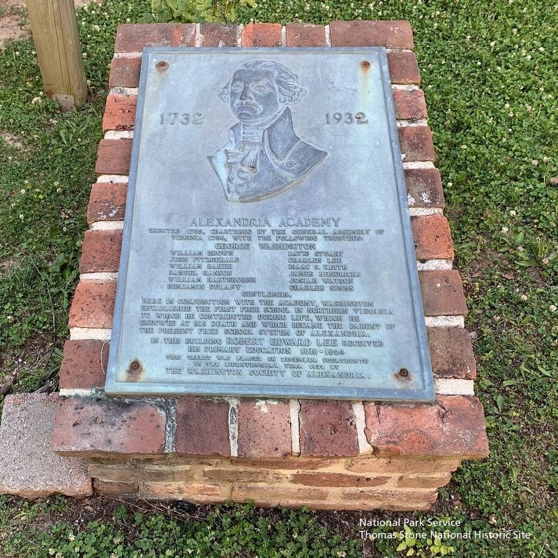 Alexandria Academy Marker image. Click for full size.