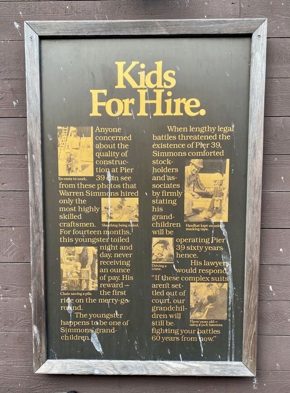 Kids for Hire Marker image. Click for full size.