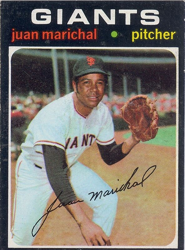 Juan Marichal baseball card image. Click for full size.