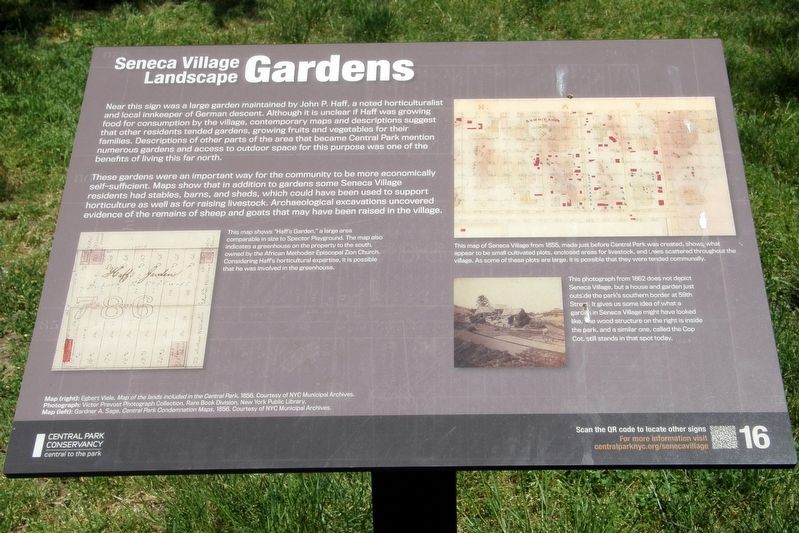 Gardens marker. image. Click for full size.