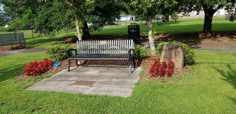 A Bench By The Road Marker image. Click for full size.