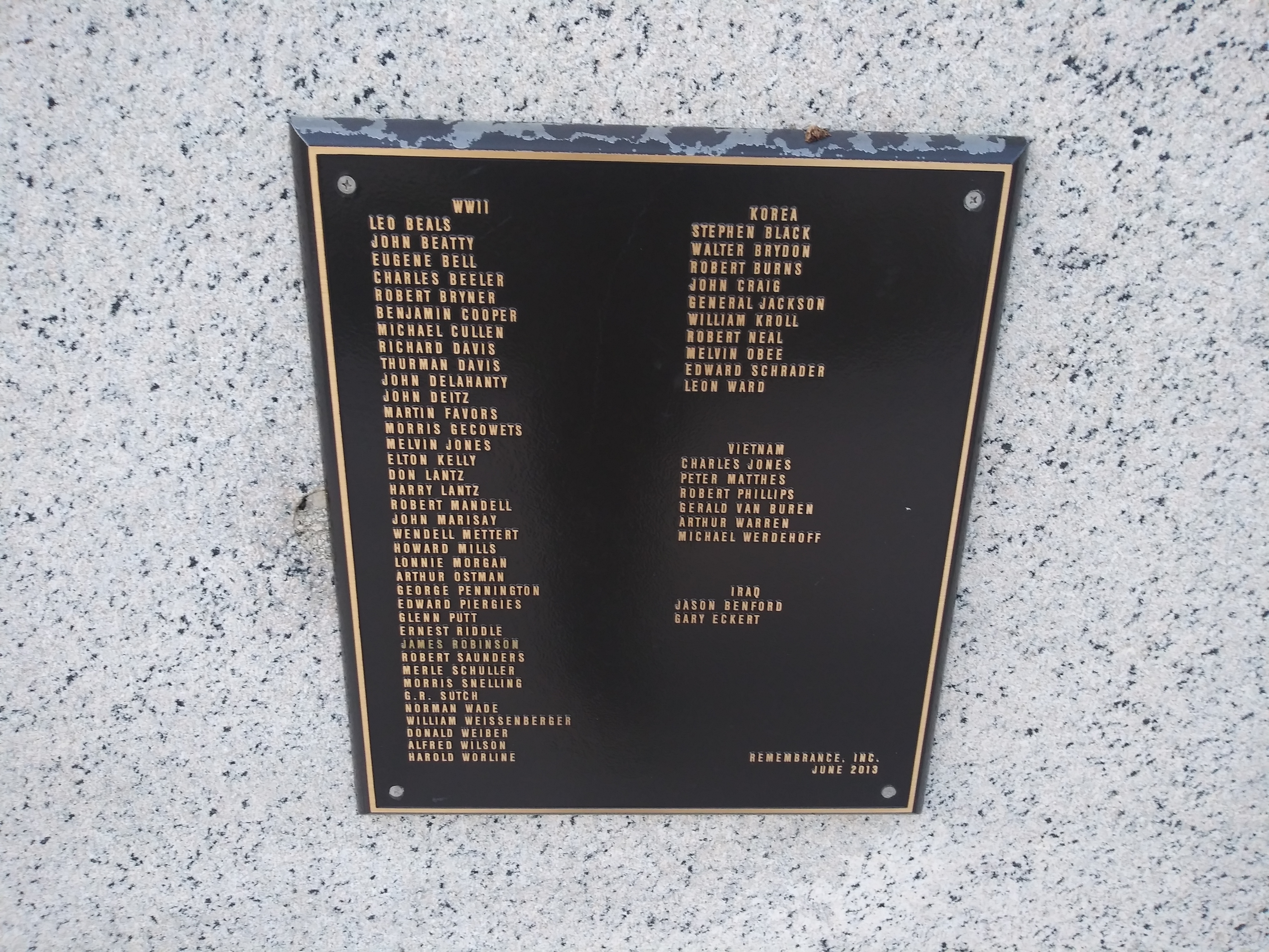 Lucas County Veterans Memorial