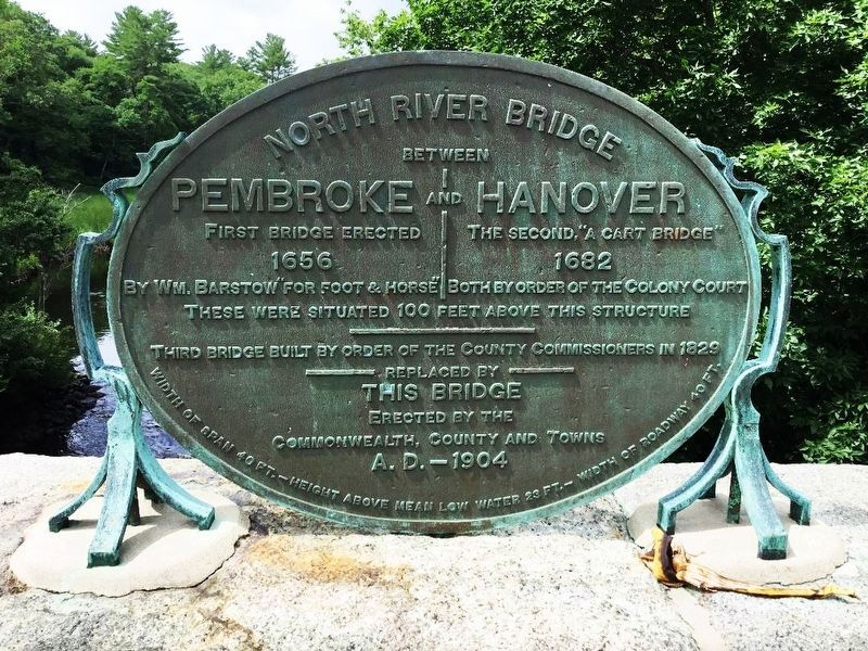“North River Bridge” Marker image. Click for full size.
