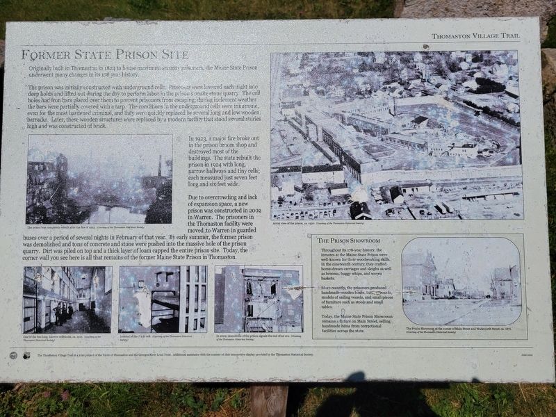 Former State Prison Site Marker image. Click for full size.