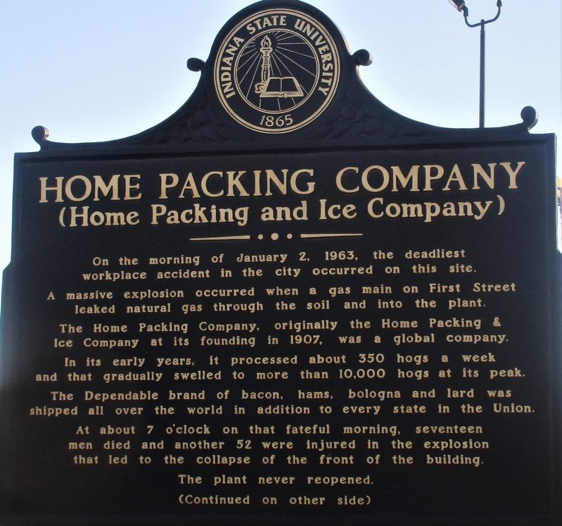 Home Packing Company Marker image. Click for full size.