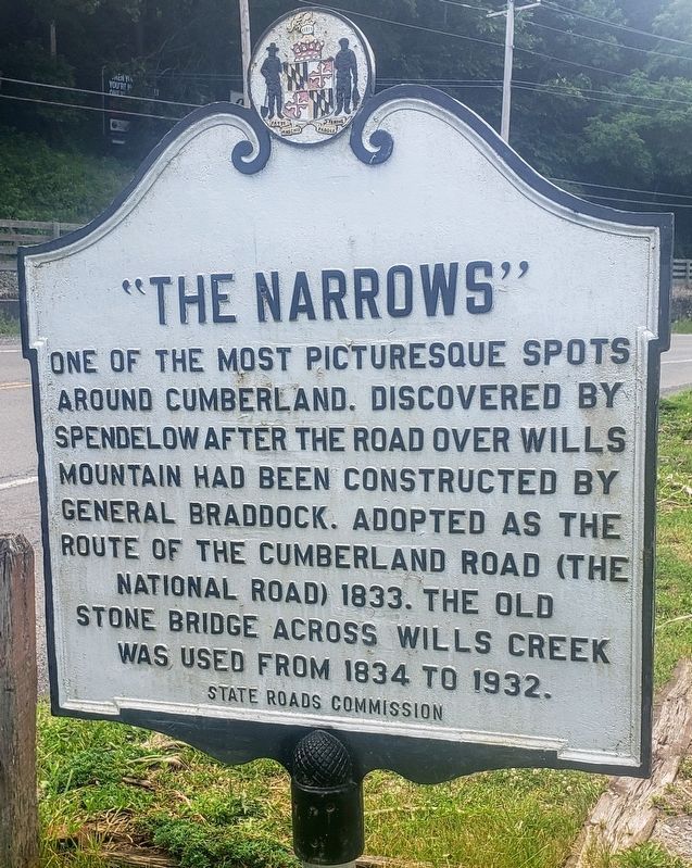 “The Narrows” Marker. Click for full size. “The Narrows” Marker image. Click for full size.