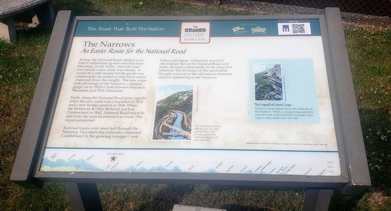 The Narrows Marker image. Click for full size.