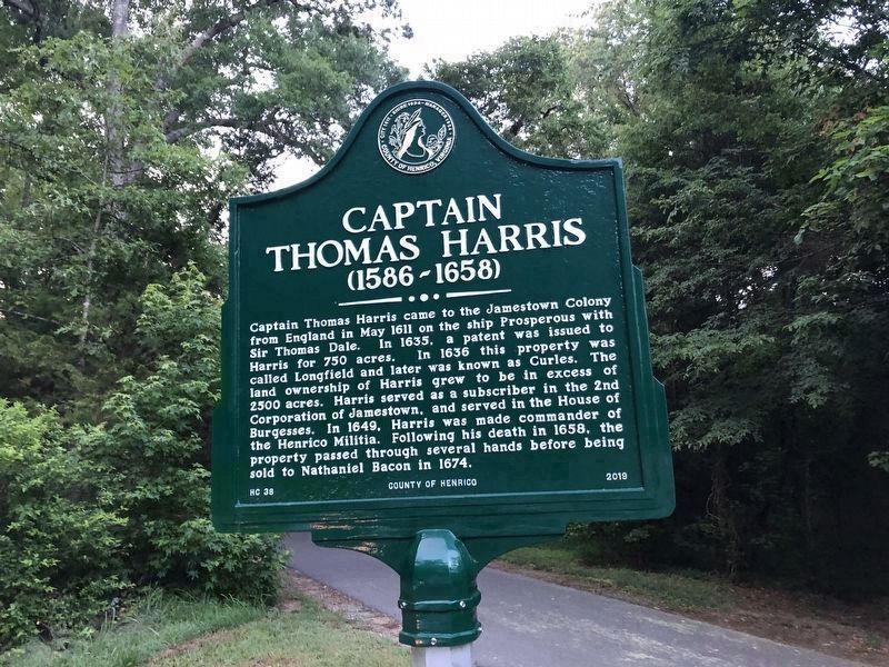 Captain Thomas Harris Marker (updated) image. Click for full size.