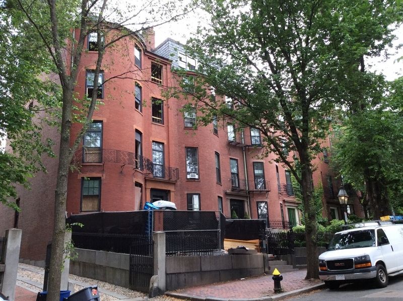 William Ellery Channing Residence and Marker image. Click for full size.