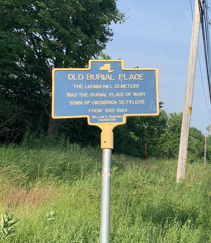 Old Burial Place Marker image. Click for full size.