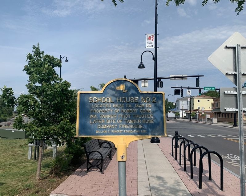 School House No. 2 Marker From The West. Click for full size. School House No. 2 Marker From The West image. Click for full size.