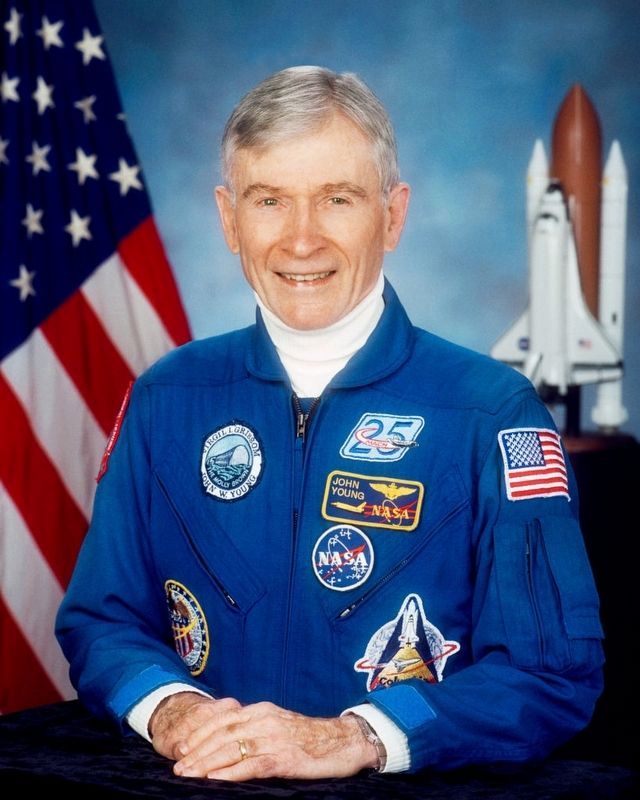 John Young, Astronaut. Click for full size. John Young, Astronaut image. Click for full size.