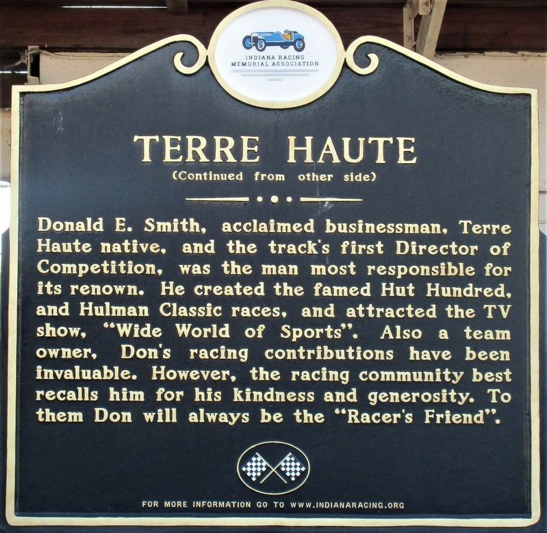 Terre Haute Marker image. Click for full size.