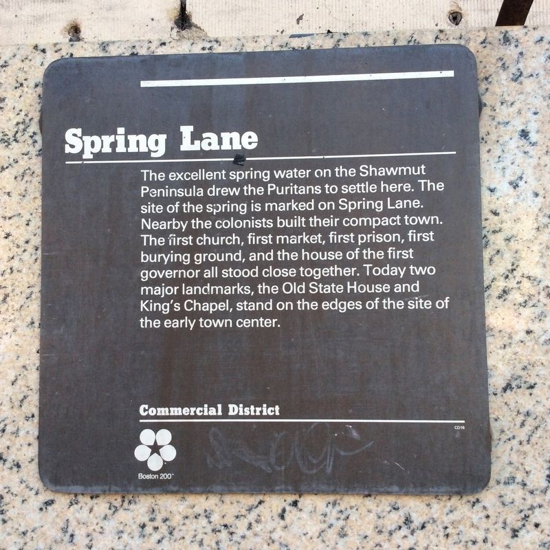 Spring Lane Marker image. Click for full size.