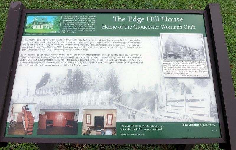 The Edge Hill House Marker image. Click for full size.