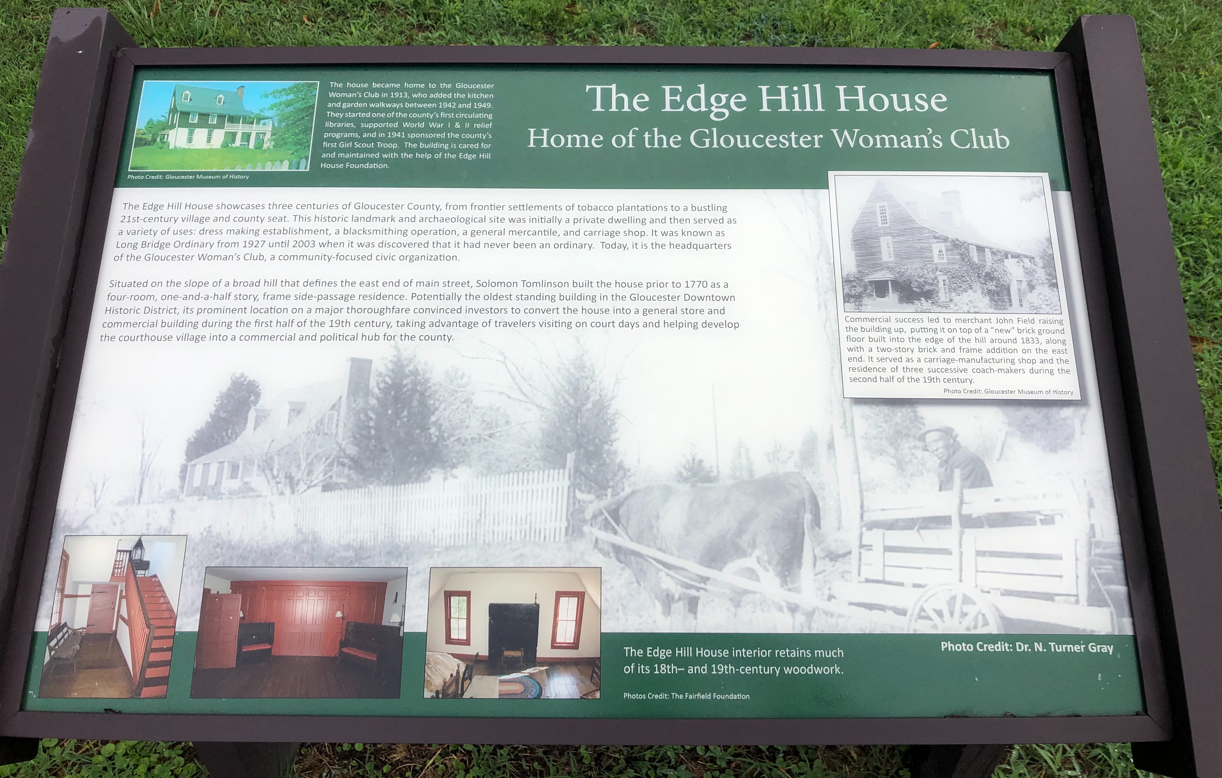 The Edge Hill House Marker