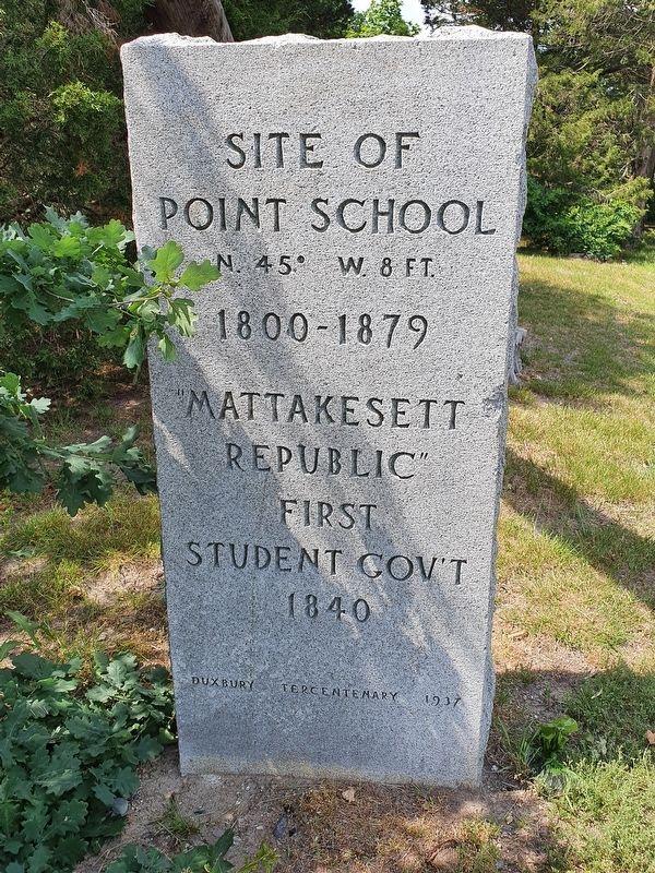 Site of Point School Marker image. Click for full size.