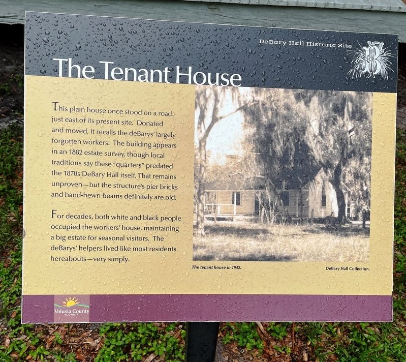 The Tenant House Marker image. Click for full size.