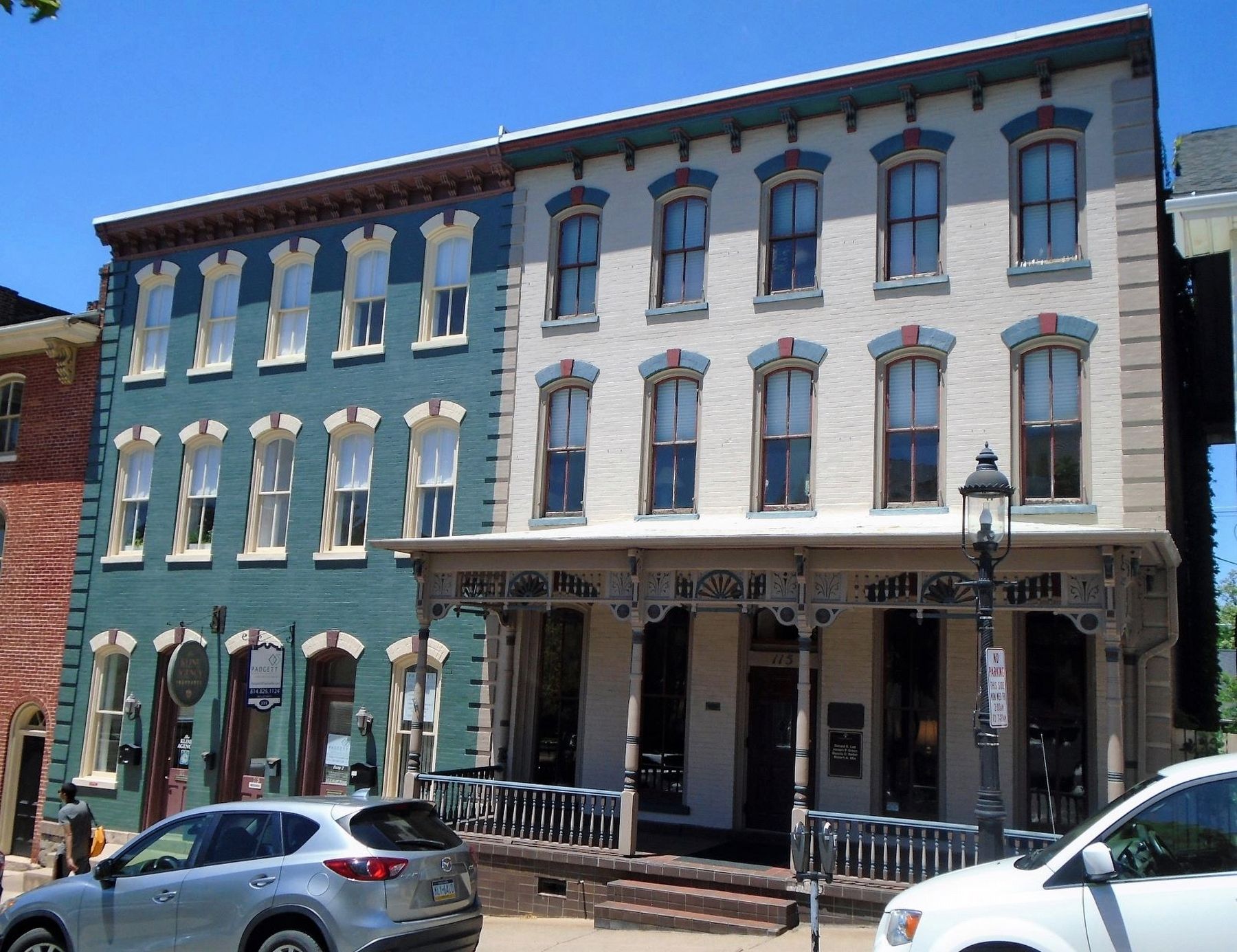 115 East High Street and Marker image. Click for full size.
