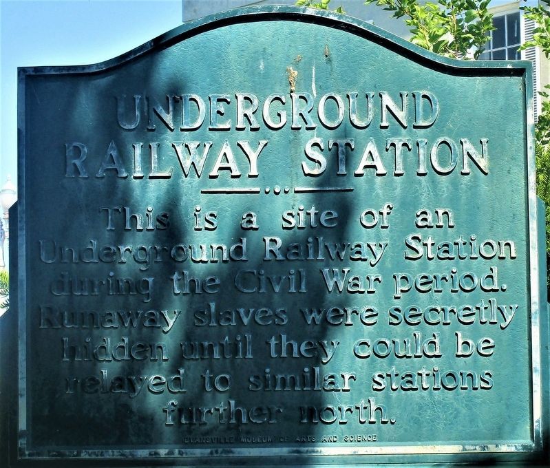 Underground Railway Station Marker image. Click for full size.