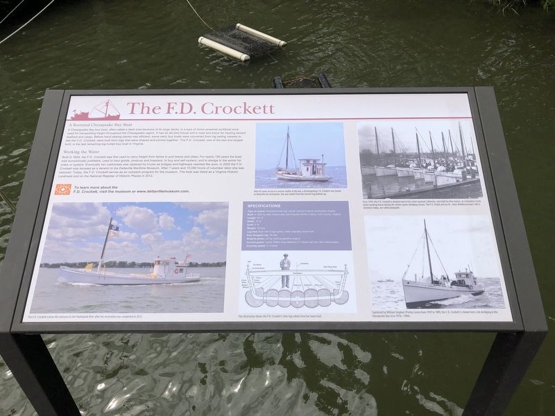 The F.D. Crockett Marker image. Click for full size.