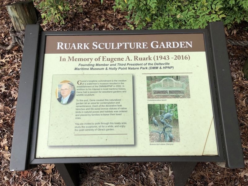 Ruark Sculpture Garden Marker image. Click for full size.