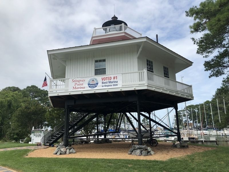 The Stingray Point Lighthouse Replica image. Click for full size.