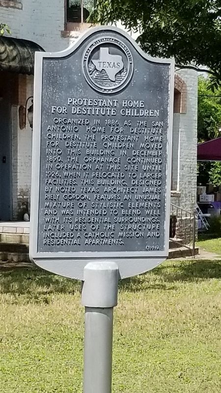 Protestant Home for Destitute Children Marker. Click for full size. Protestant Home for Destitute Children Marker image. Click for full size.