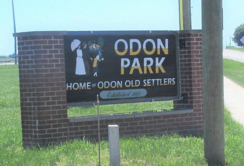 Odon Park signage image. Click for full size.