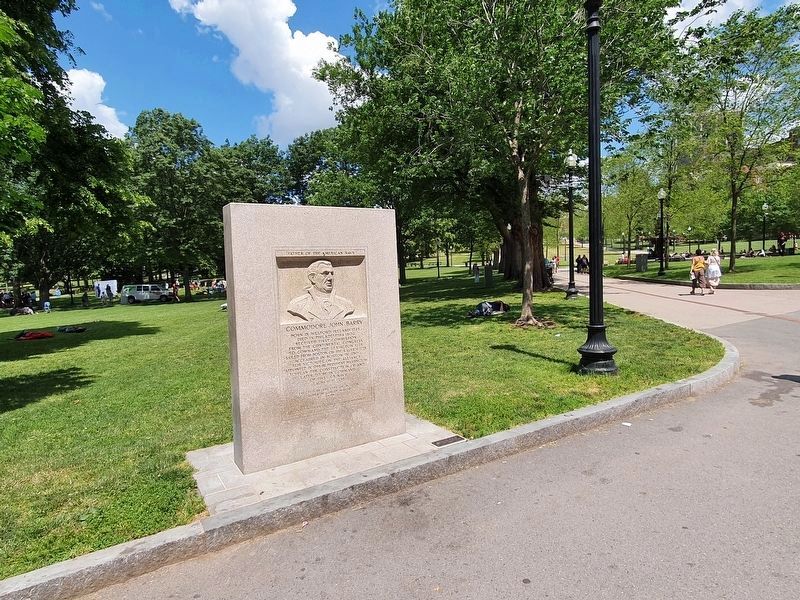 Commodore John Barry Marker image. Click for full size.