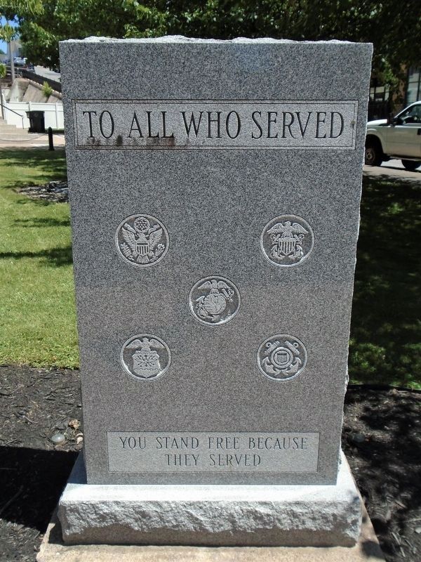 To All Who Served Marker image. Click for full size.