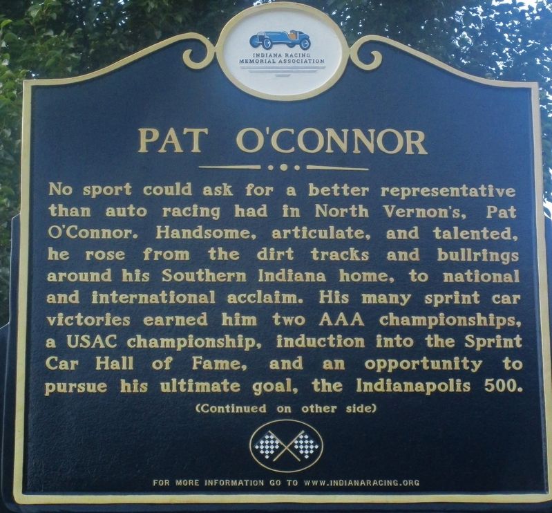 Pat O’Connor Marker image. Click for full size.