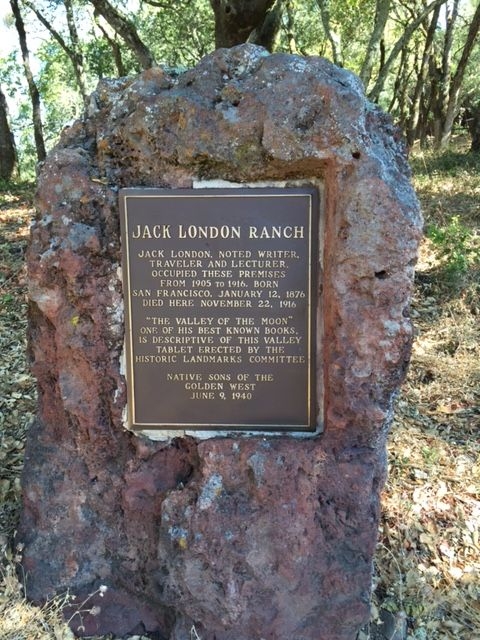 Jack London Ranch Marker