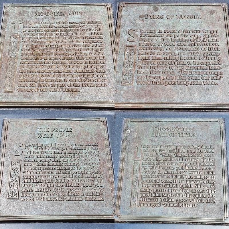 Boston Irish Famine Memorial image. Click for full size.