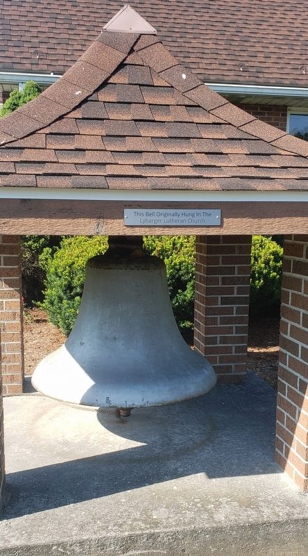 This Bell Originally Hung In The Lybarger Lutheran Church image. Click for full size.